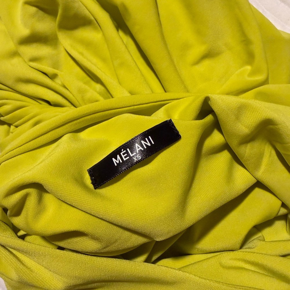 Melani The Label Maia Dress in Chartreuse - Picture 14 of 15